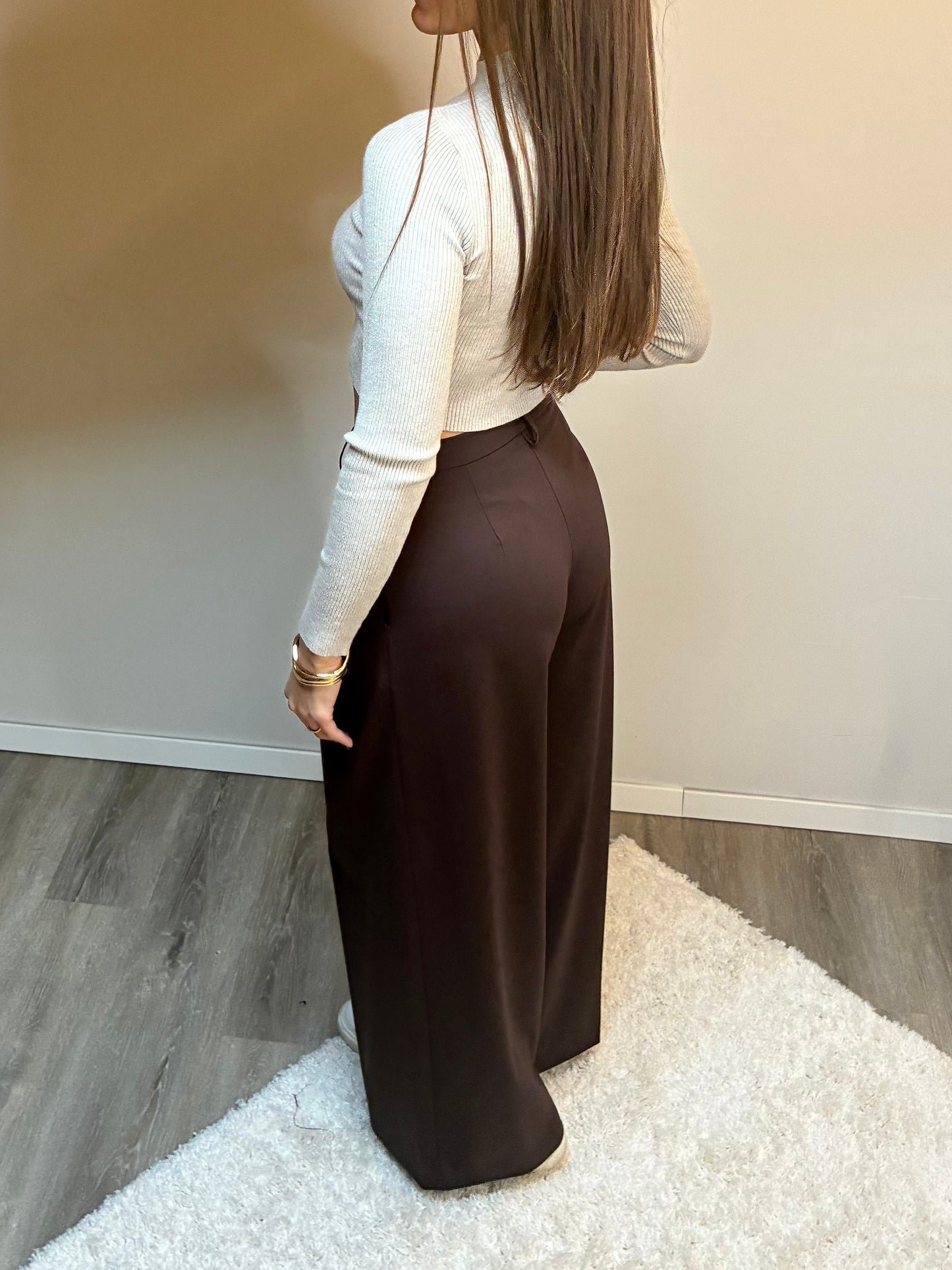 Pantalone sartoriale cioccolato