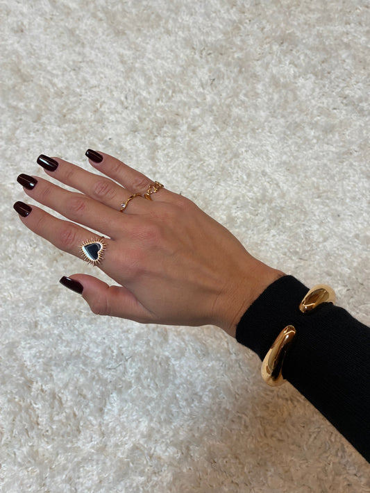Bracciale semichiuso oro