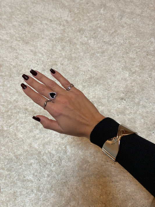 Bracciale fiocco argento