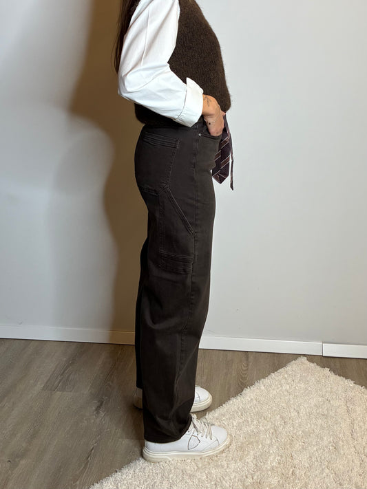 Jeans work con cravatta