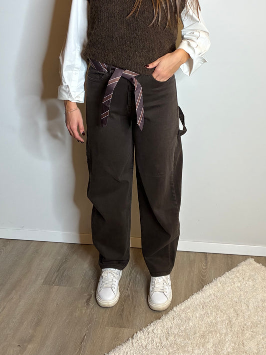 Jeans work con cravatta