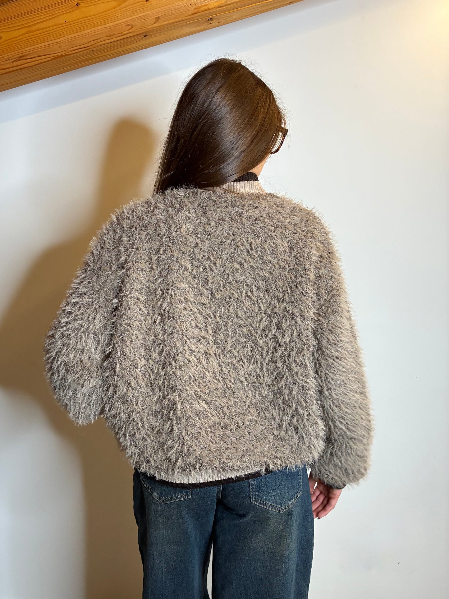 Giacca bomber pelliccia
