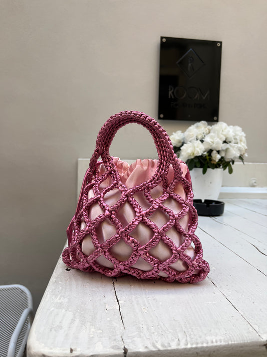 SHINY BAG ROSA BUBBLE