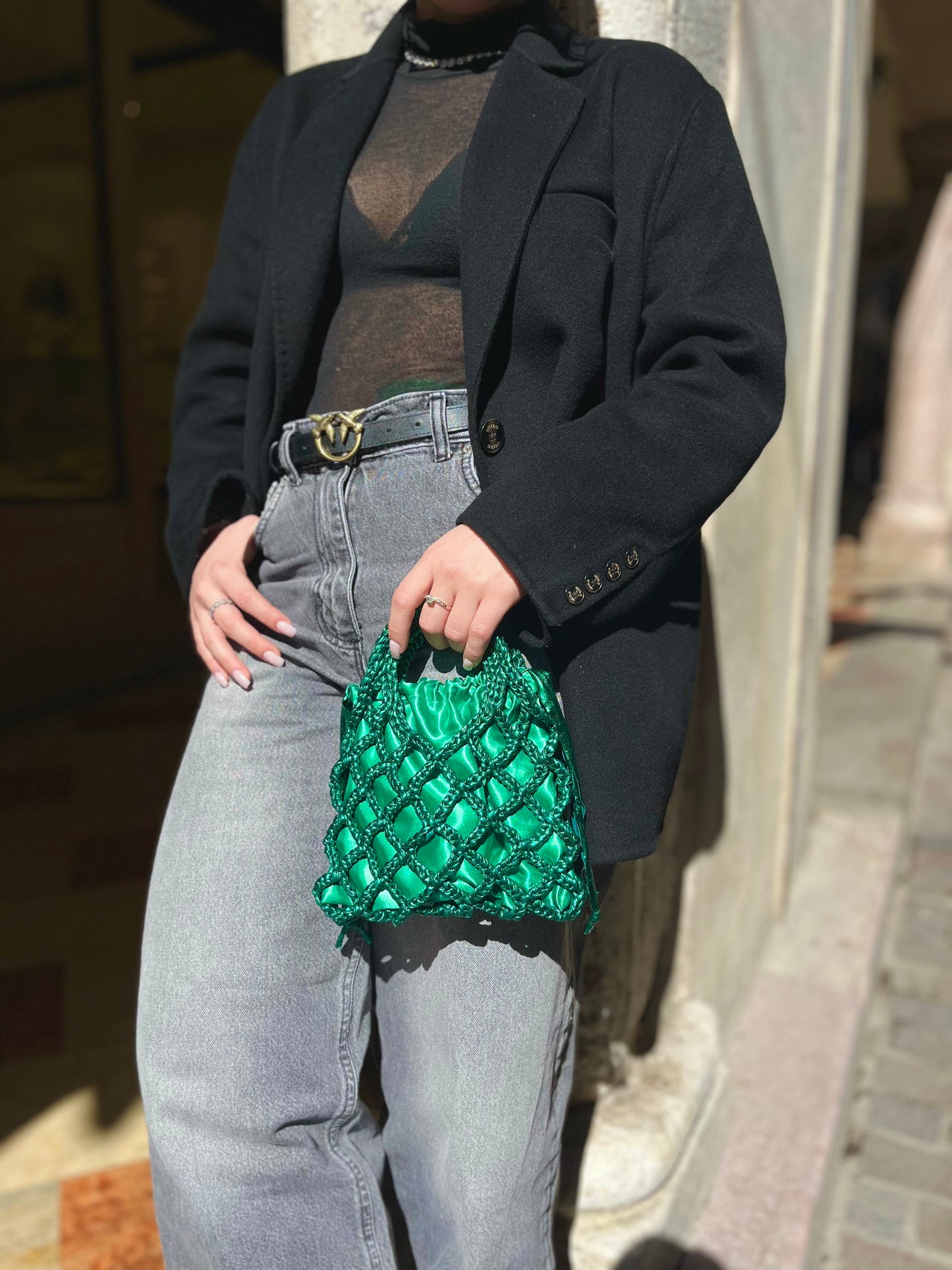 SHINY BAG SMERALDO