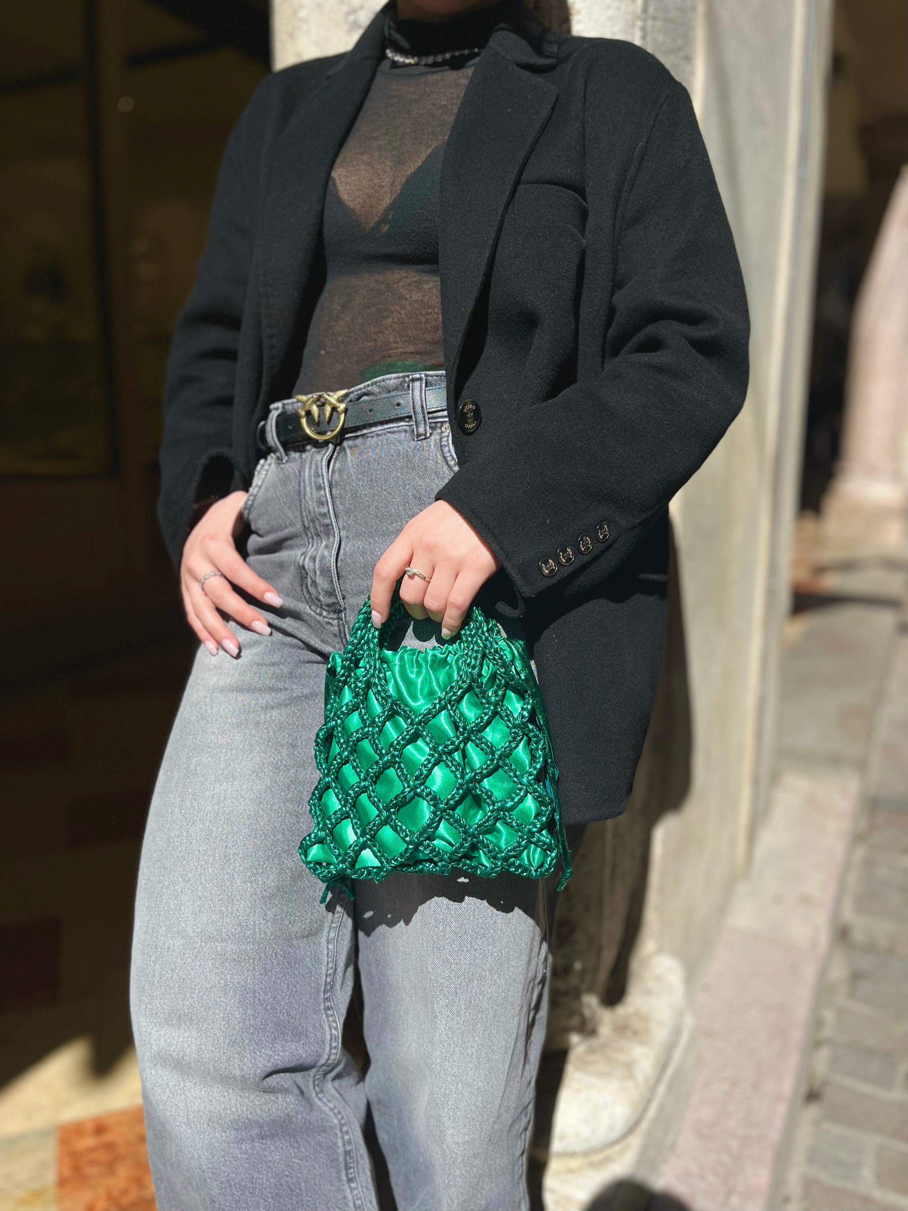 SHINY BAG SMERALDO
