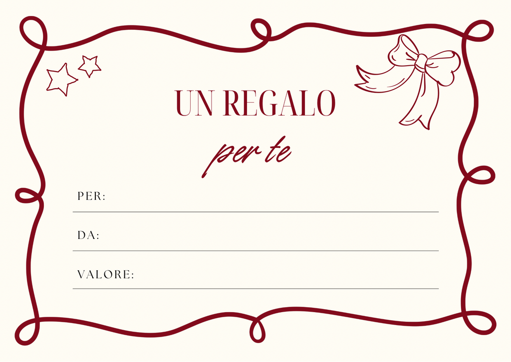 BUONO REGALO