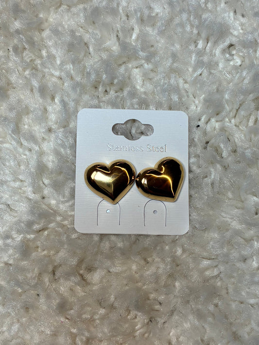 Orecchini cuore oro
