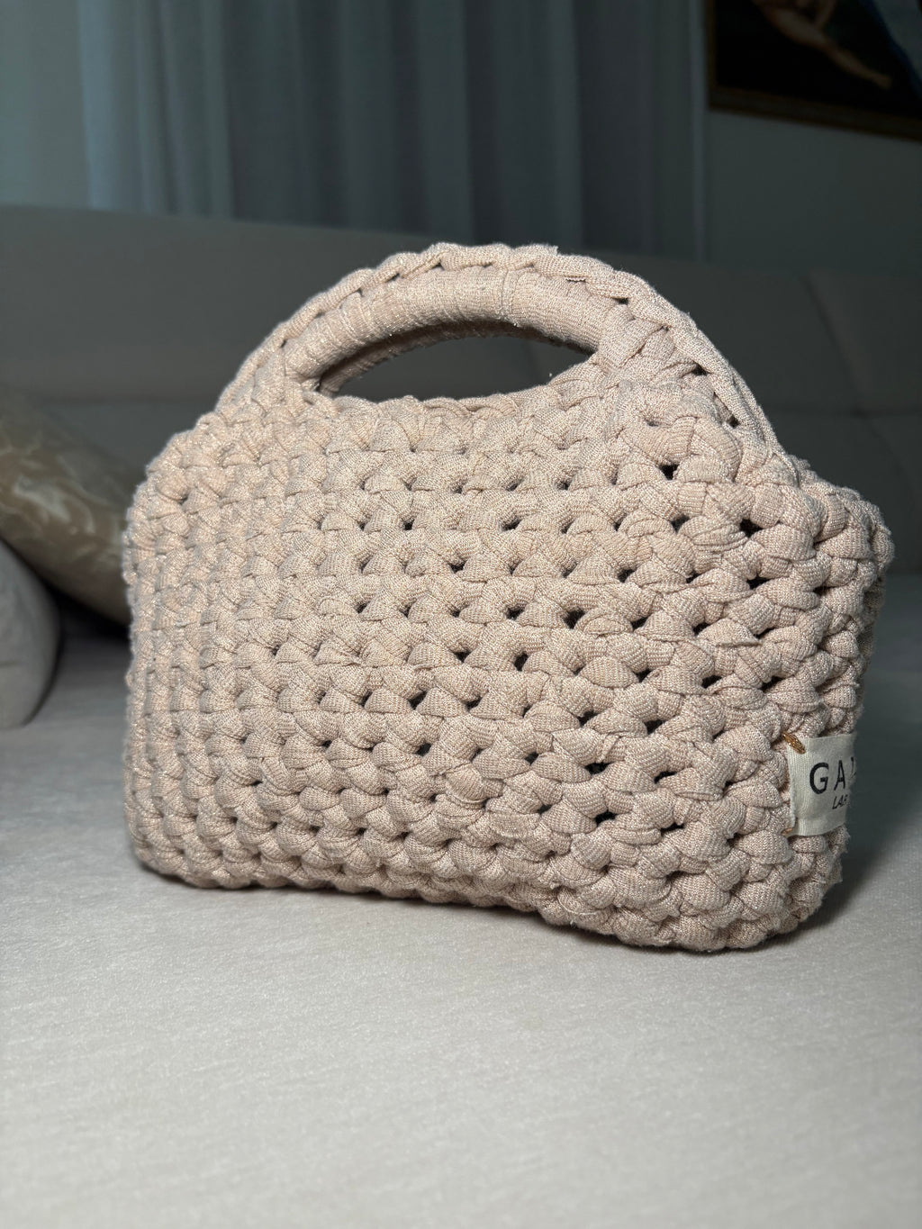 CLUTCH LUREX NOCCIOLA