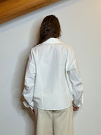 Camicia bianca manica pizzicata