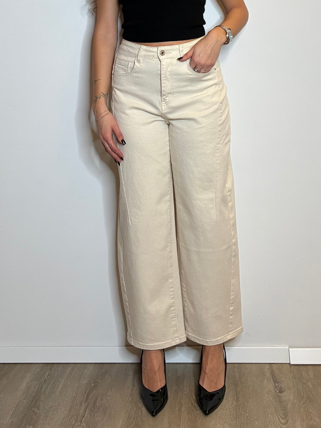 Jeans avorio