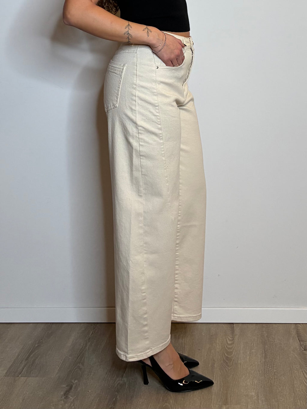 Jeans avorio