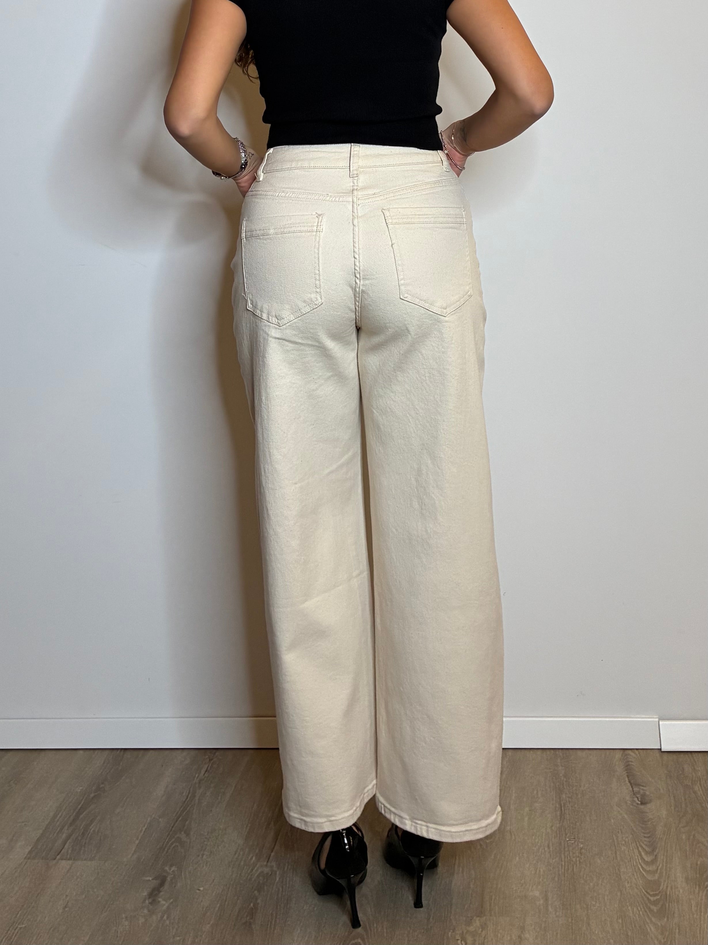 Jeans avorio