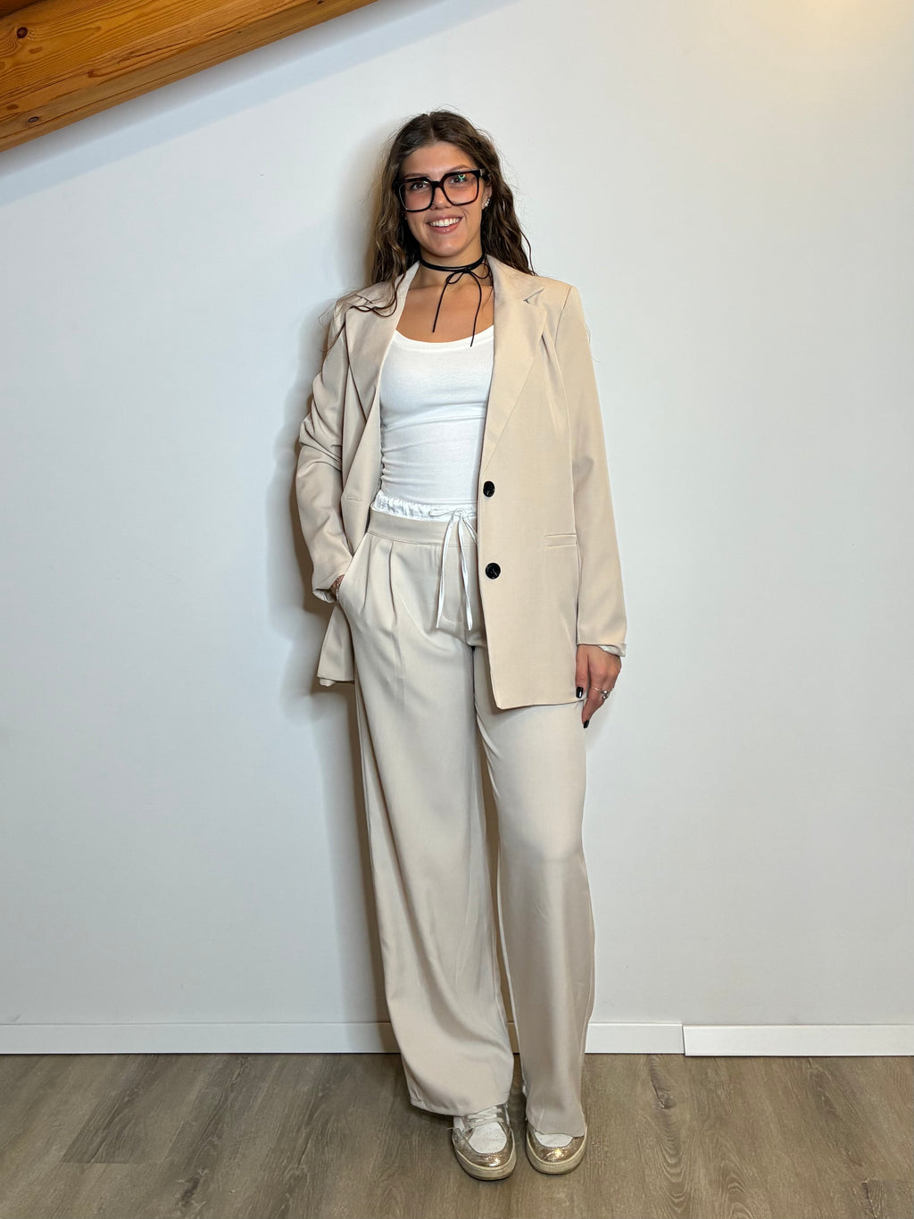 Blazer oversize nocciola