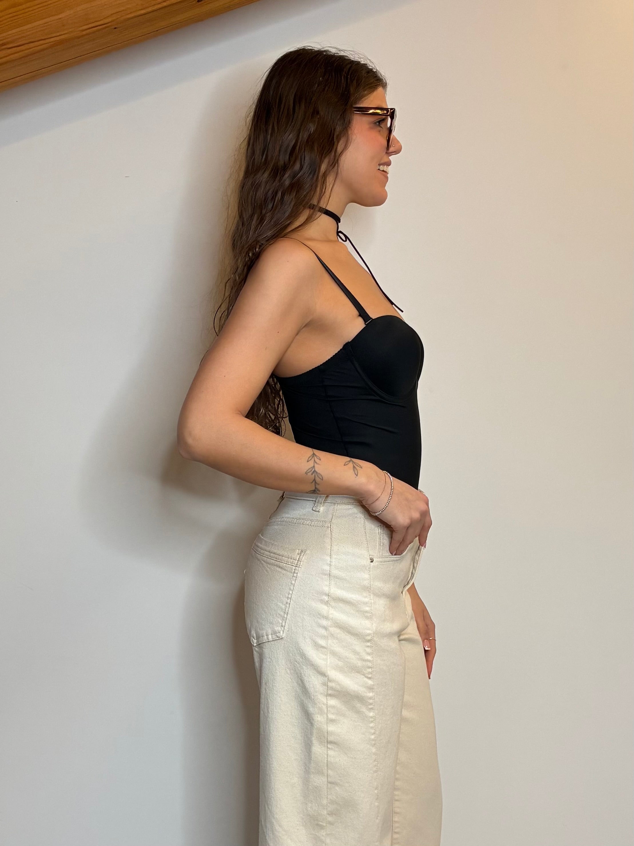 Body in lycra elasticizzato