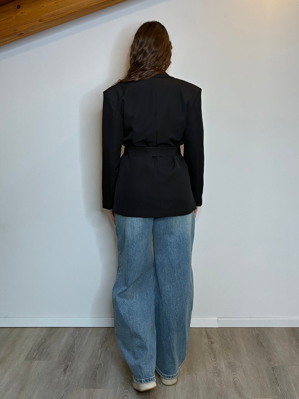 Blazer strutturato con cintura
