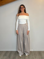 Pantalone cargo sabbia