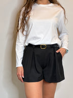 Shorts ampio nero