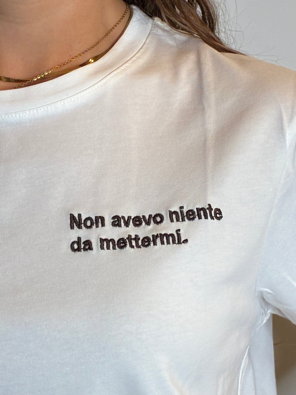 T-shirt "non avevo niente da mettermi"