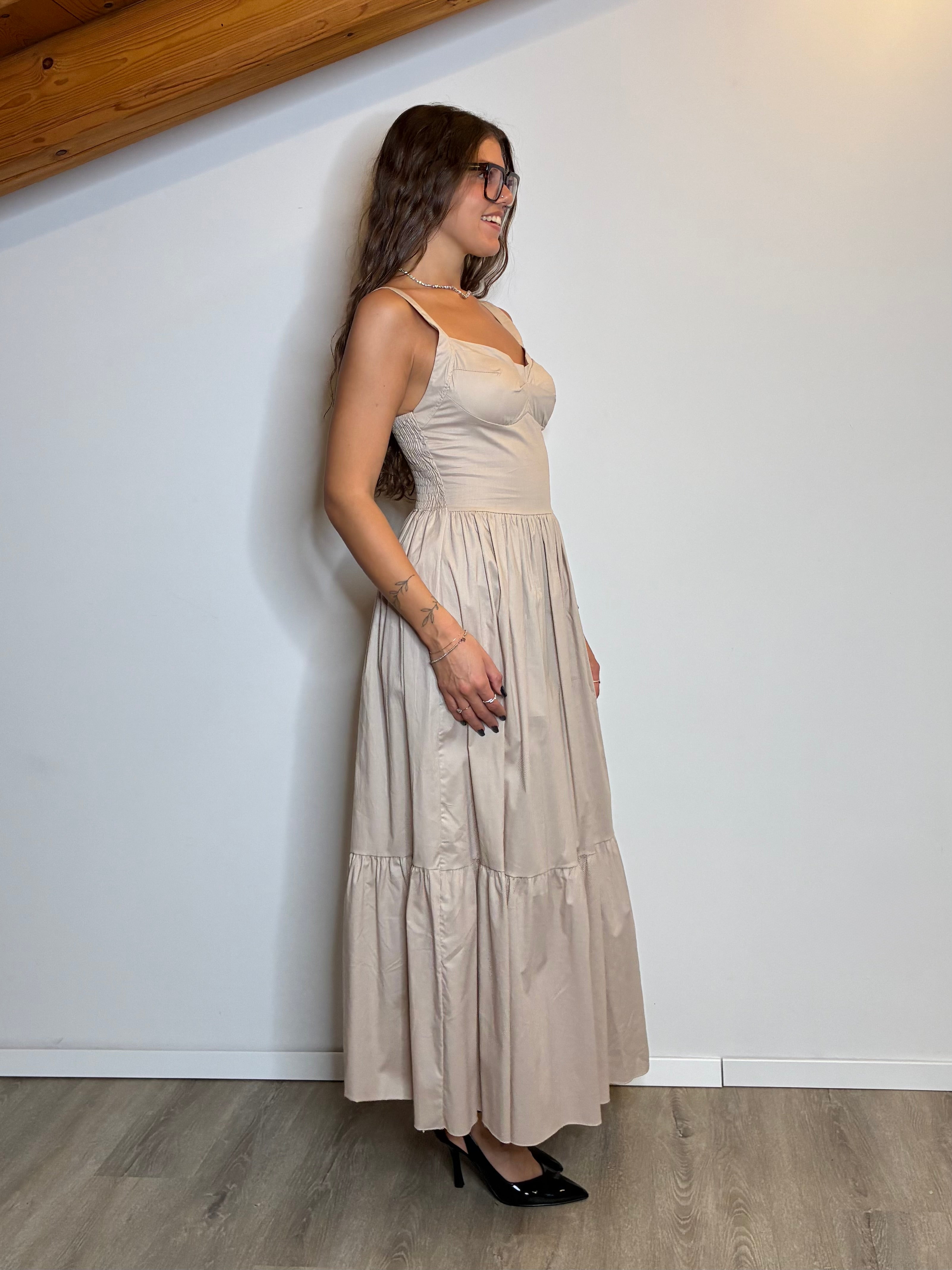 Abito Capri beige