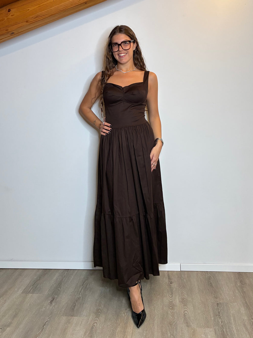 Abito Capri marrone