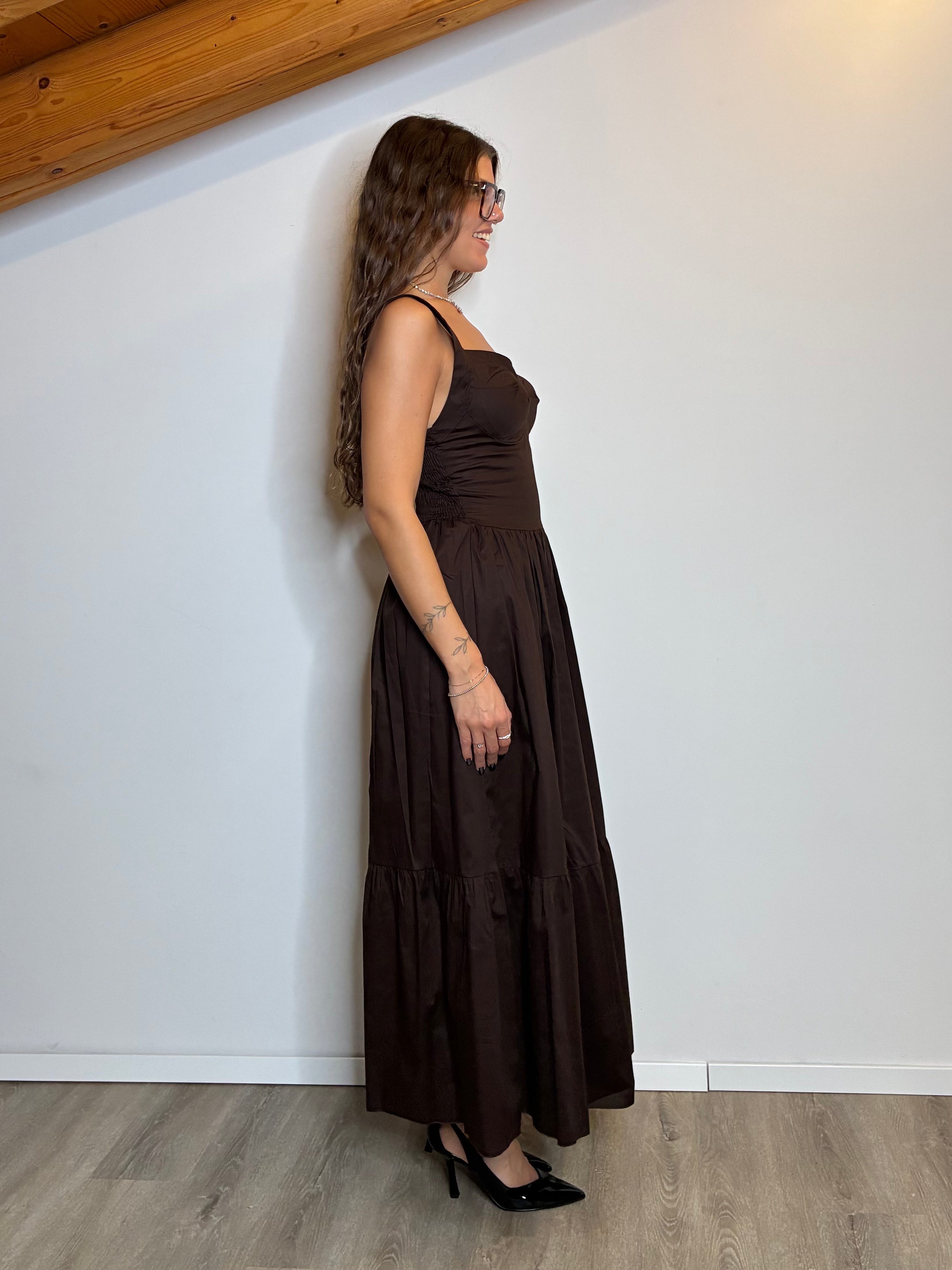 Abito Capri marrone