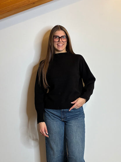 Maglione 100% lana nero