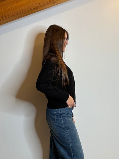 Maglione 100% lana nero