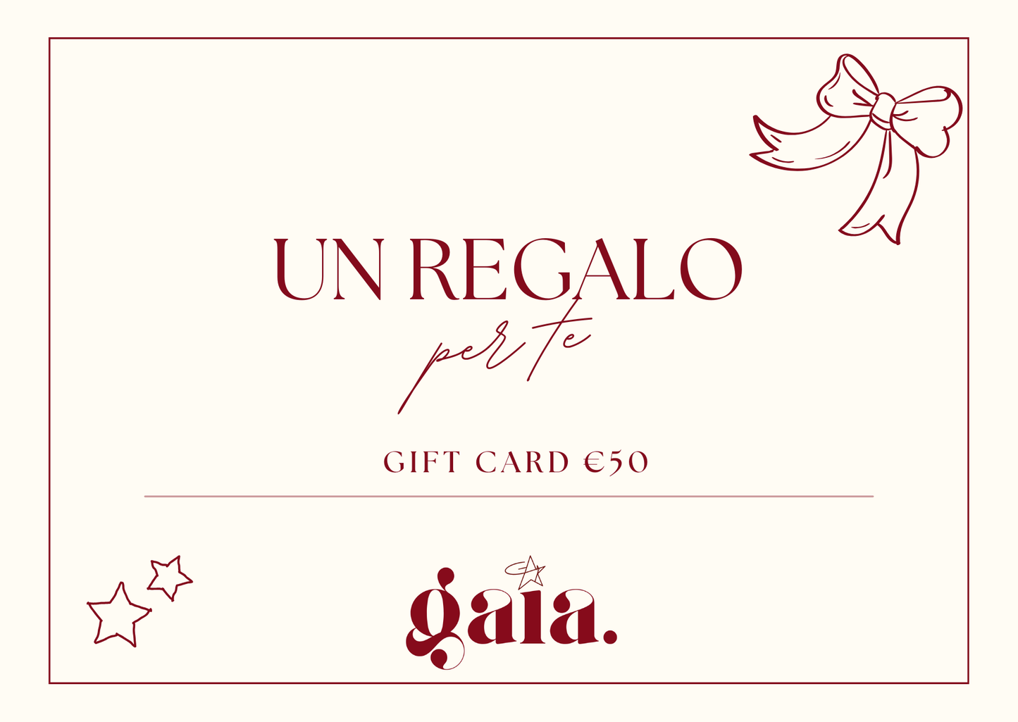 BUONO REGALO